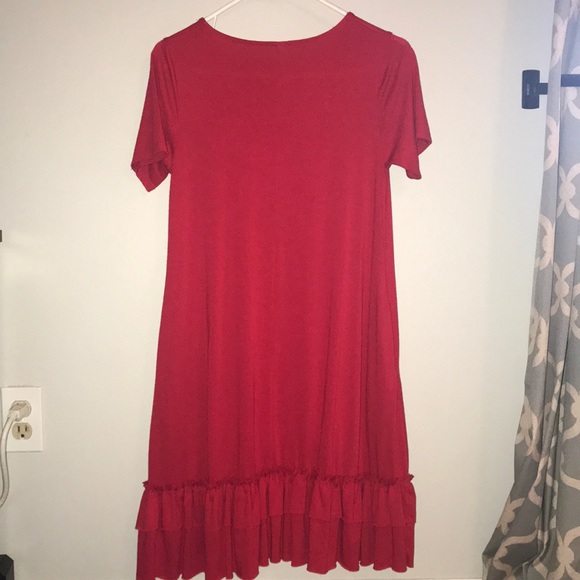 Zenana Outfitters Ruffle Dress - Picture 2 of 3